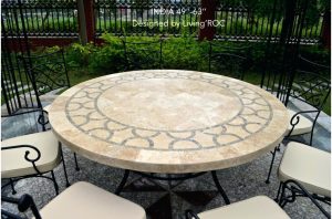 Vintage Round Patio Table Cover
