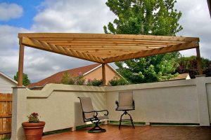 Vinyl Triangle Patio Cover