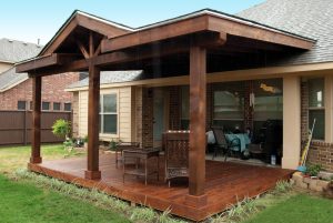 Yard Cedar Patio Cover