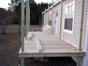Adding A Front Porch Before And After