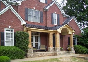 Adding A Front Porch To A Brick Home