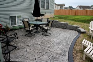 Backyard Stamped Concrete Patio Ideas