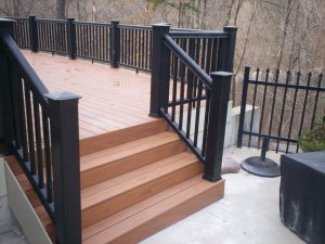 Black Iron Porch Railing