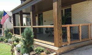 Cedar Exterior Porch Columns Stain Color
