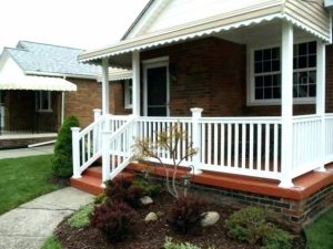 Copper Front Porch Awning