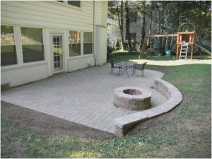 Deck And Stamped Concrete Patio Ideas