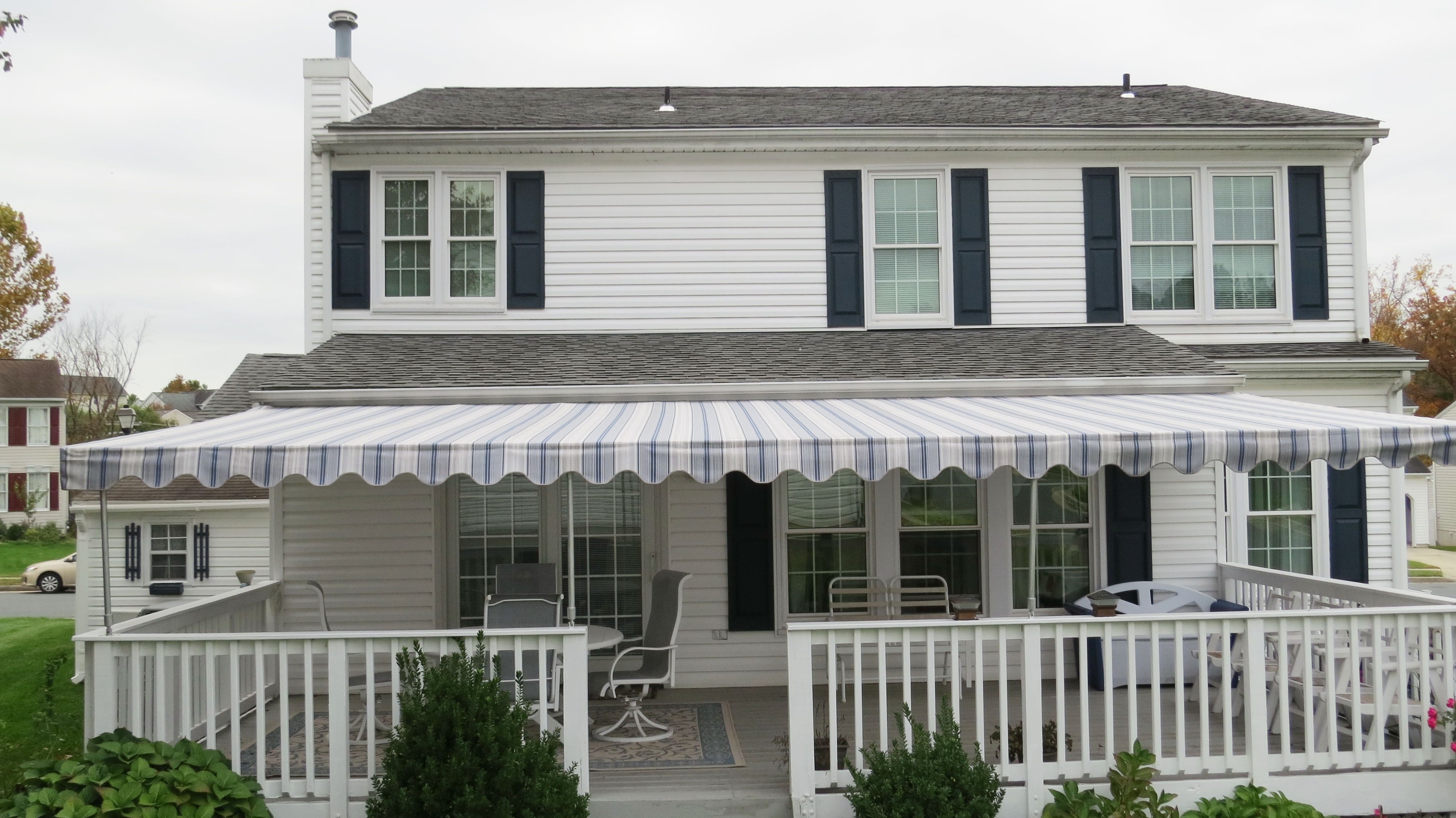 Enclosed Front Porch And Awning