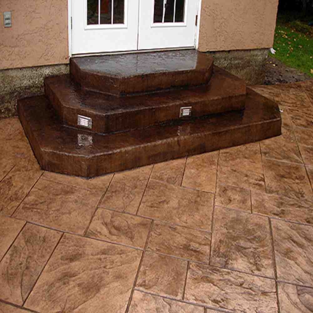 Exceptional Backyard Stamped Concrete Patio Ideas