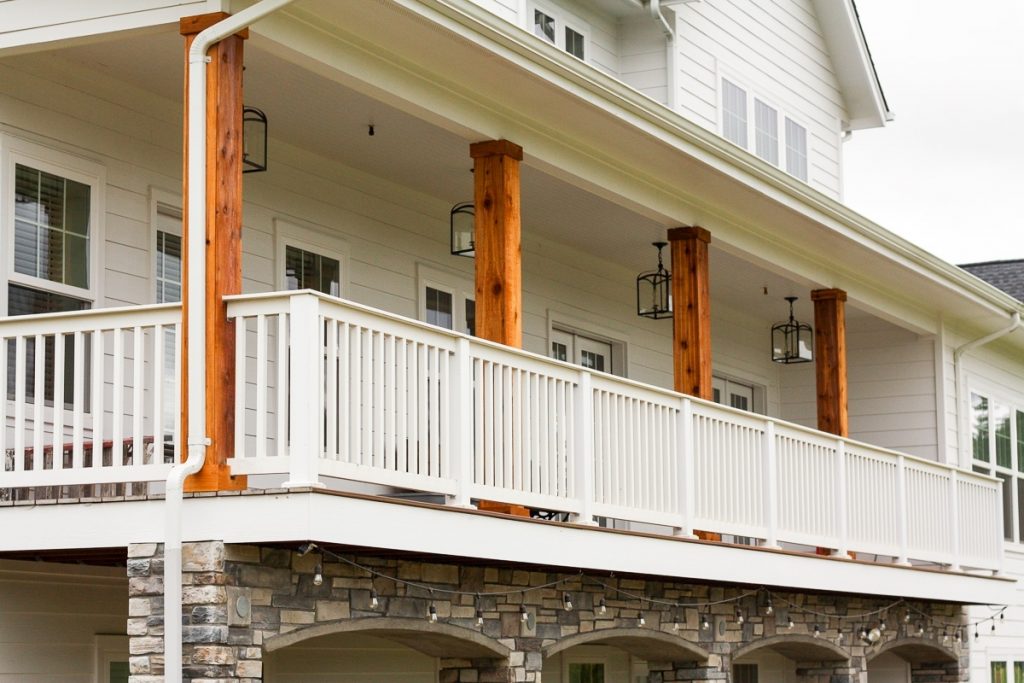 Cedar Wrapped Porch Columns — Randolph Indoor and Outdoor Design