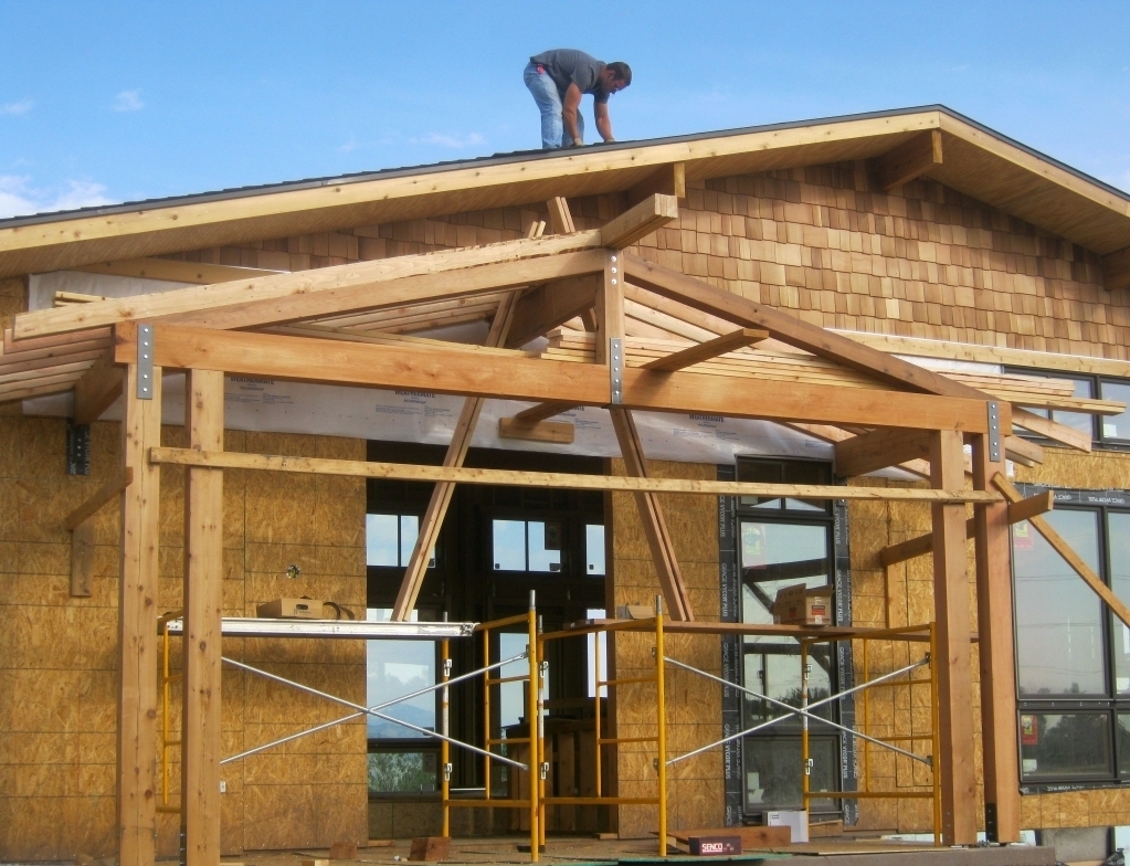 Framing A Shed Style Porch Roof
