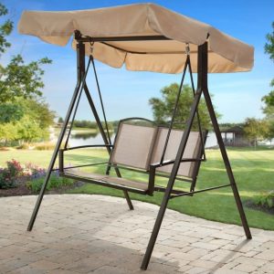 Free Standing Metal Porch Swing