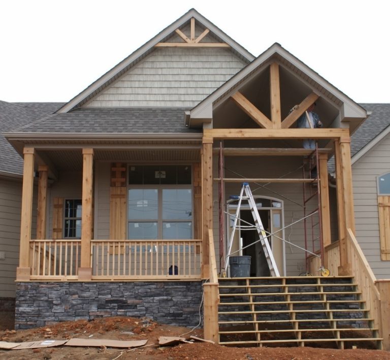 Cedar Cladding Porch Posts — Randolph Indoor and Outdoor Design