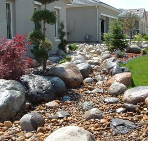 Frontyard Drainage Ditch Landscaping Ideas