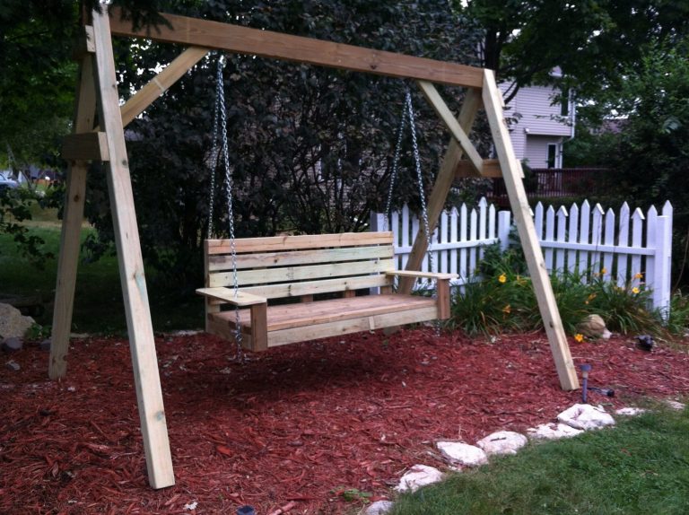 Glider Porch Swing Free Standing — Randolph Indoor and Outdoor Design