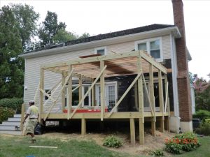 Hip Porch Roof Framing