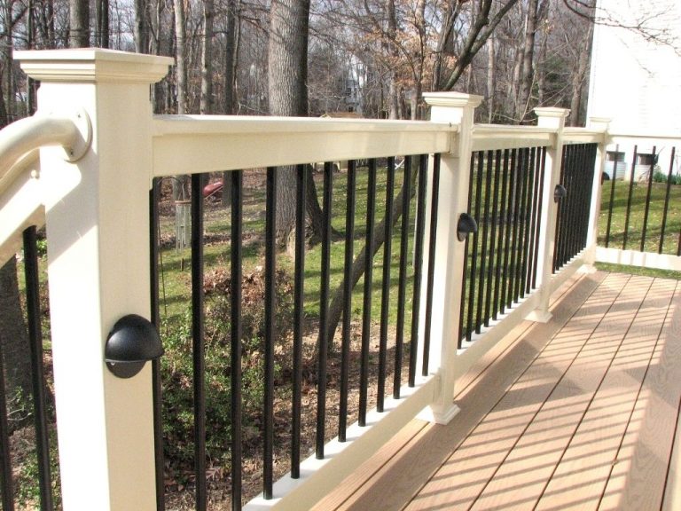 Black Front Porch Wrought Iron Railing — Randolph Indoor and Outdoor Design