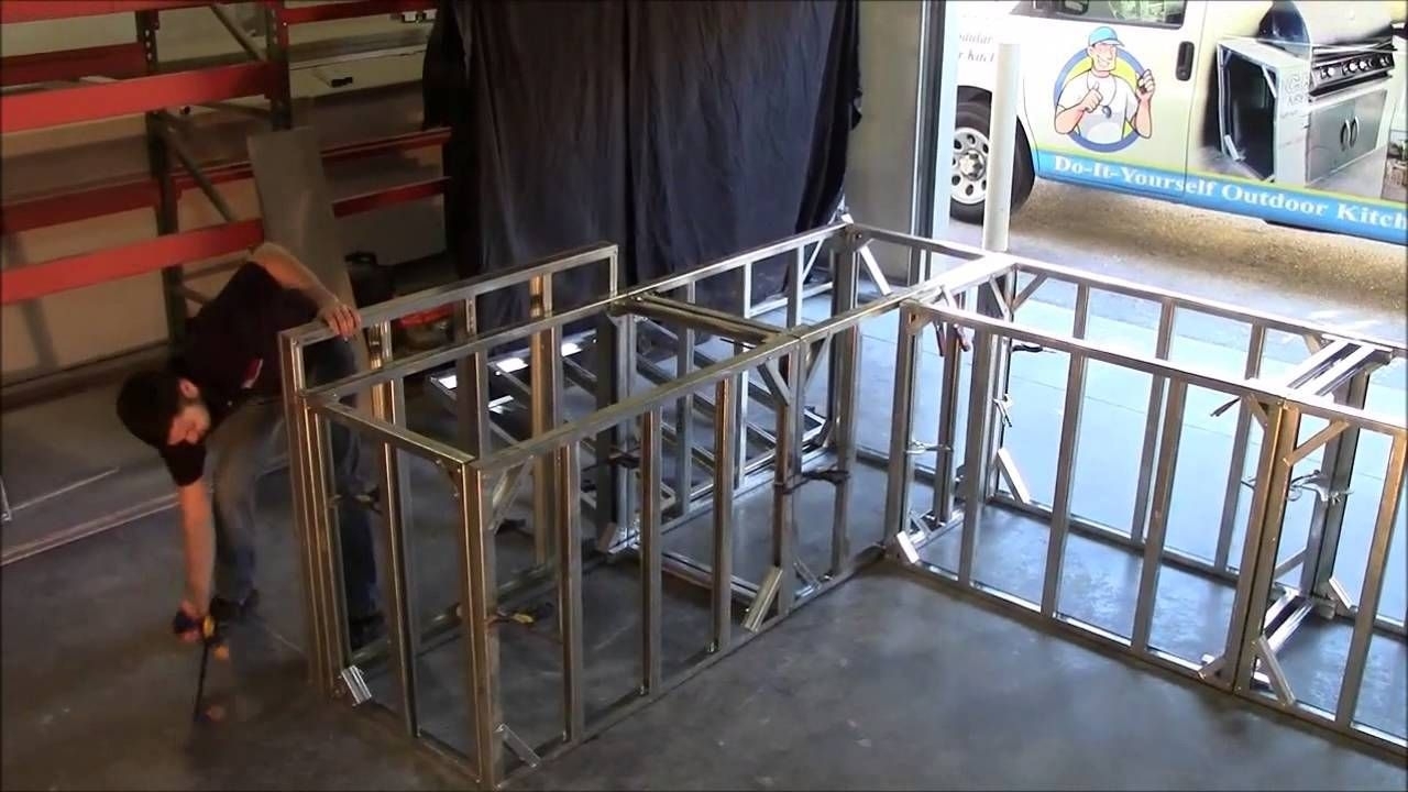 How To Build A Metal Stud Frame For Outdoor Kitchen