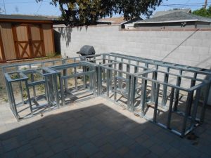 How To Frame An Outdoor Kitchen With Metal Studs