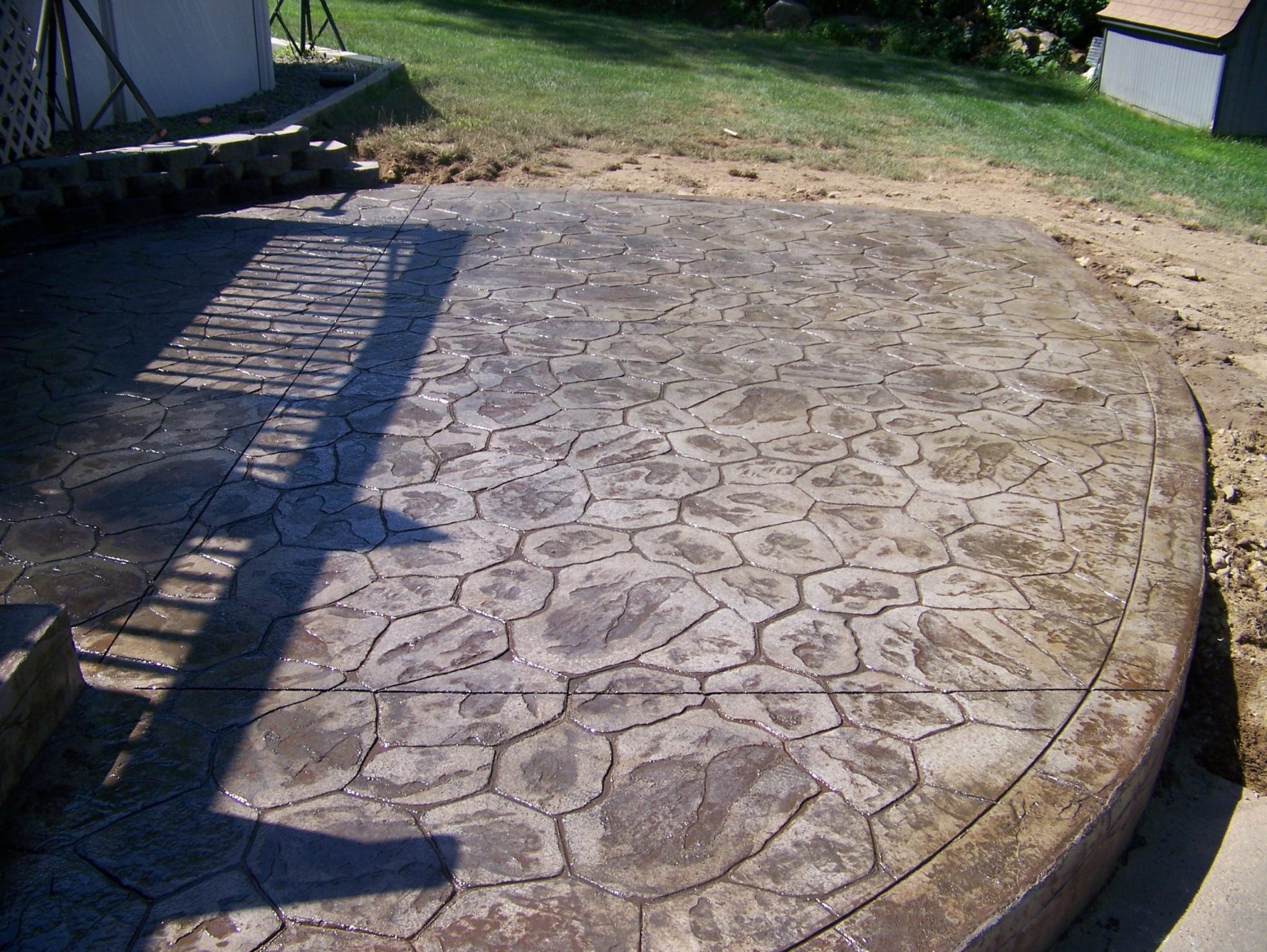 Inspired Backyard Stamped Concrete Patio Ideas — Randolph Indoor and