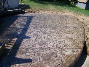 Inspired Backyard Stamped Concrete Patio Ideas