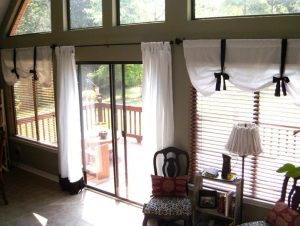 Kitchen Patio Door Window Treatment Ideas