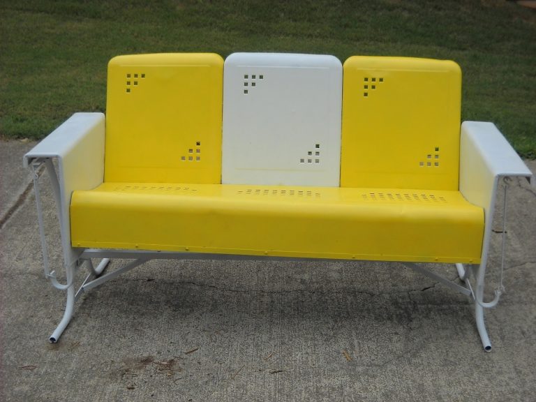 Vintage Metal Porch Glider Parts — Randolph Indoor and Outdoor Design