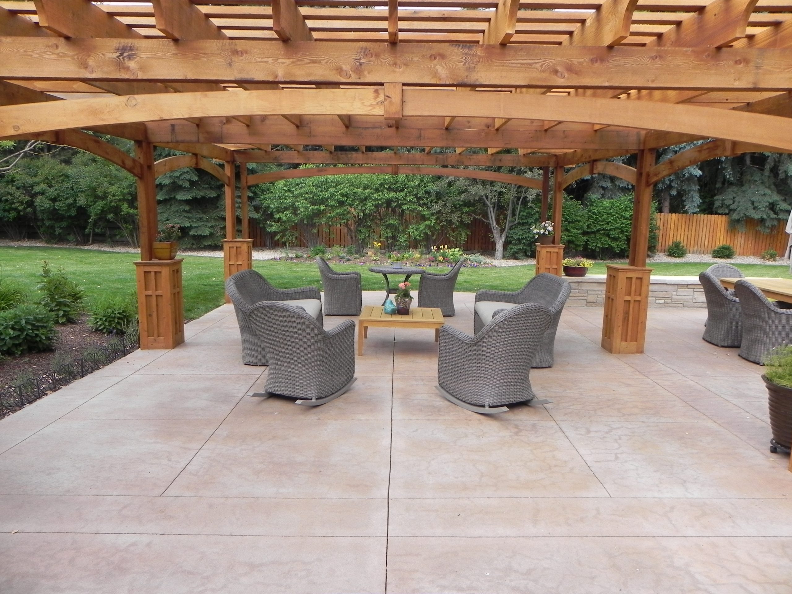Modern Stamped Concrete Patio Ideas