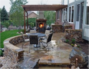Patio Paver Ideas For Brick House