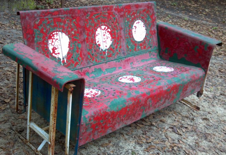 Vintage Metal Porch Glider Parts — Randolph Indoor and Outdoor Design