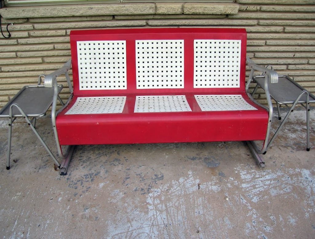 Vintage Metal Porch Glider Parts — Randolph Indoor and Outdoor Design
