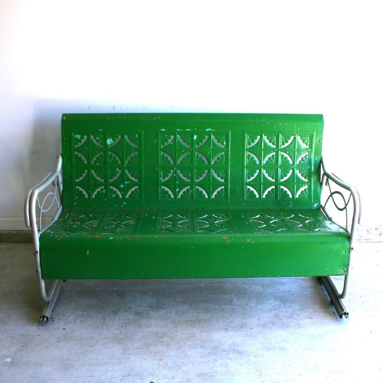 Vintage Metal Porch Glider Parts — Randolph Indoor and Outdoor Design