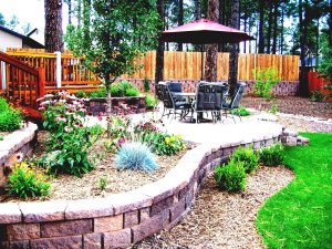 Small Patio Yard Landscaping Ideas With Water Features