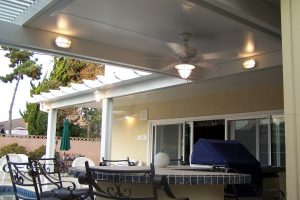 Solar Power Covered Patio Lighting Ideas
