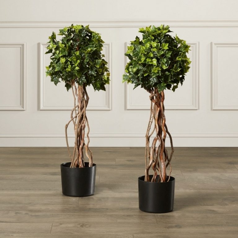 Artificial Front Porch Topiary — Randolph Indoor and Outdoor Design