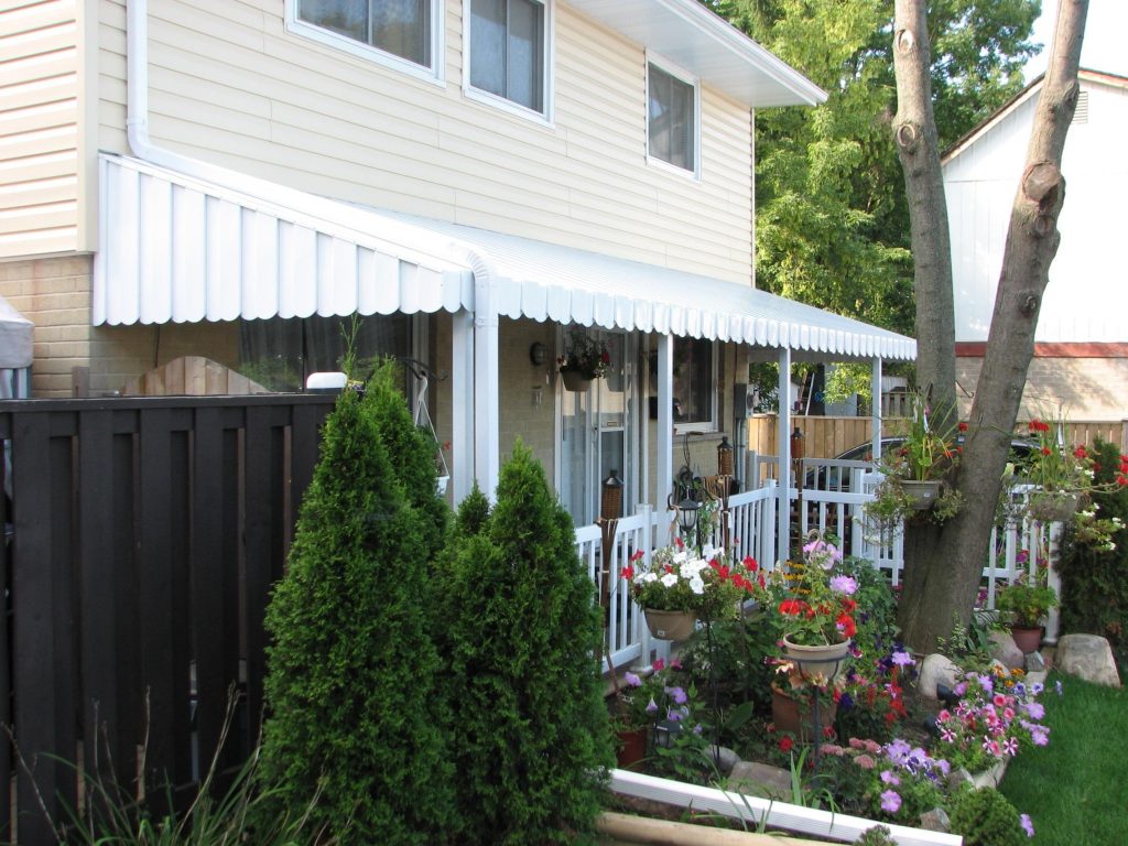 Update Small Metal Awning Over Front Porch — Randolph Indoor and