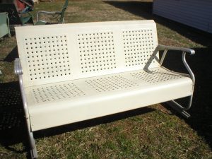 Vintage Metal Porch Glider Parts