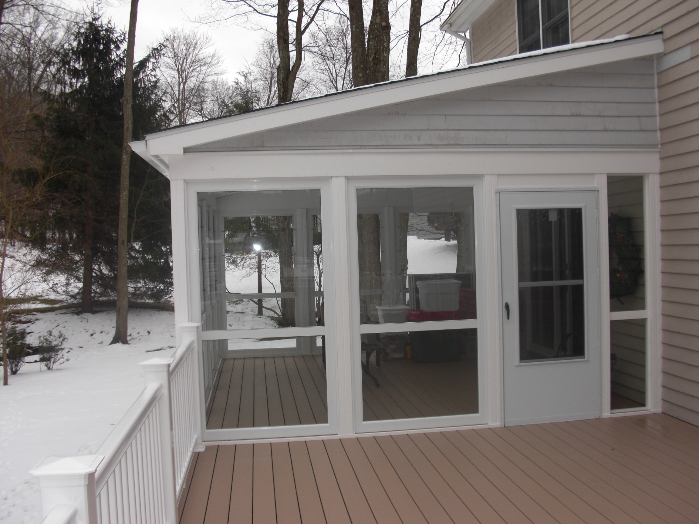 White Acrylic Panels For Screened Porch