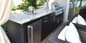 Amazing Outdoor Kitchen Granite Countertops