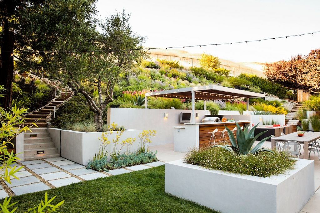 Backyard Landscape Ideas Hillside — Randolph Indoor and Outdoor Design