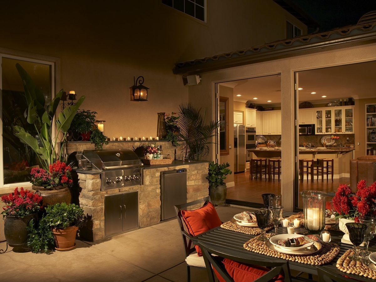 Beautiful Eldorado Stone Outdoor Kitchen
