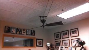 Belt Driven Ceiling Fan Exterior Horizontal