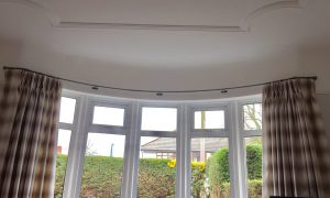 Bendable Curtain Rod For Bay Window