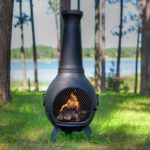 DIY Large Clay Chiminea Outdoor Fireplace