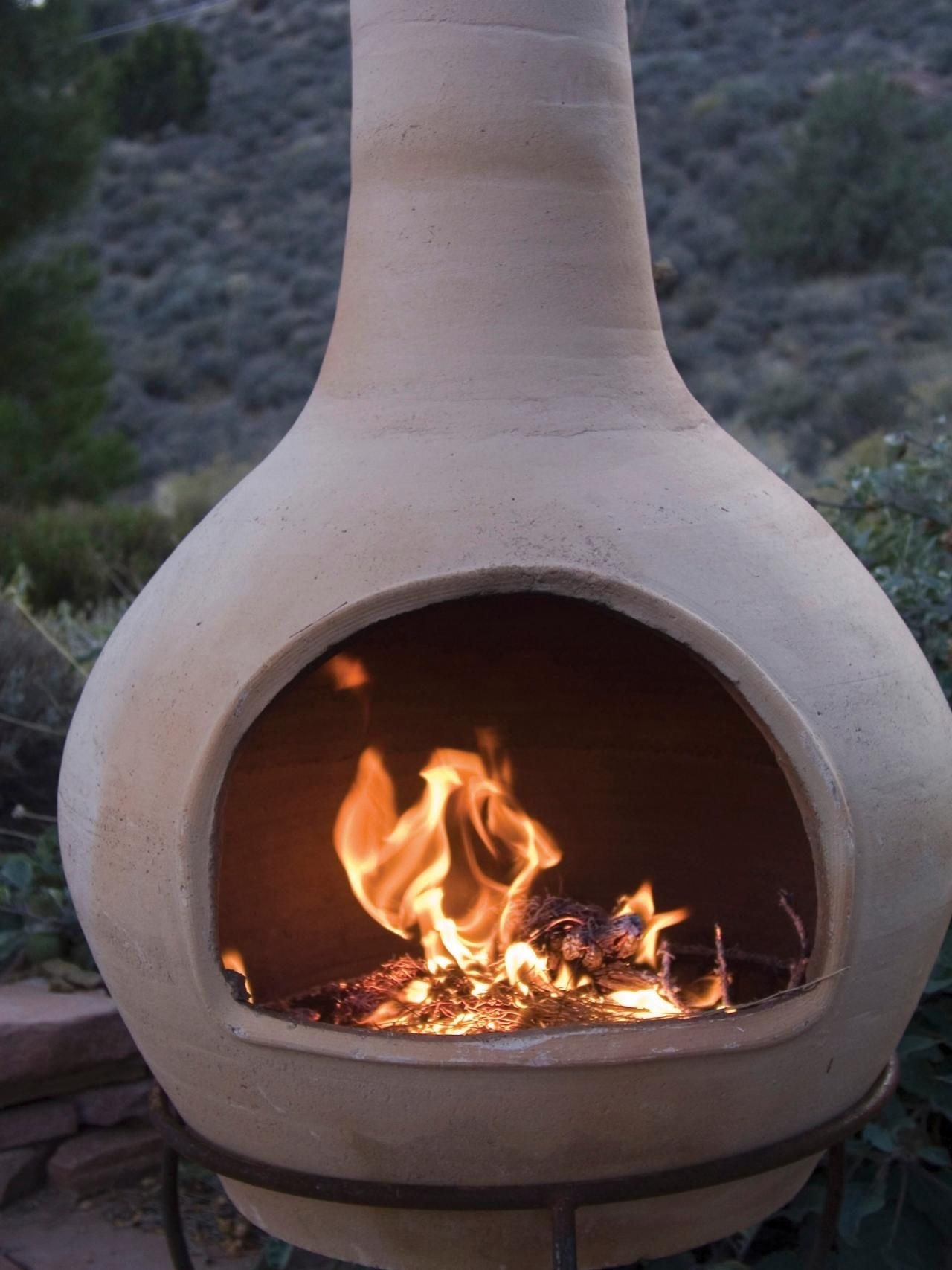 Best Large Clay Chiminea Outdoor Fireplace — Randolph ...