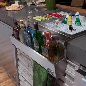 Beverage Center For Outdoor Kitchen