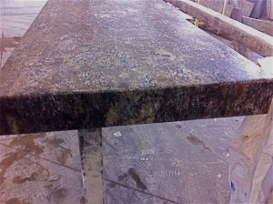Black Pearl Leathered Granite Countertops
