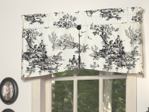 Box Pleated Window Valance