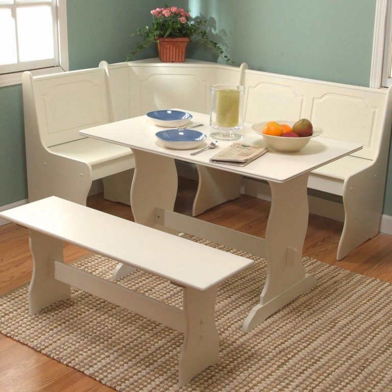 Breakfast Kitchen Nook Corner Bench Booth Dining Set — Randolph Indoor and Outdoor Design