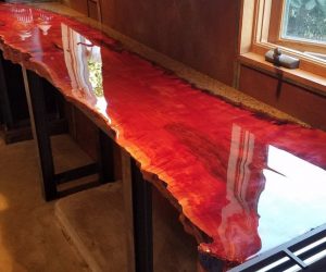 Clear Epoxy Resin Countertops