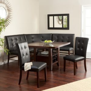 Corner Booth Style Dining Set